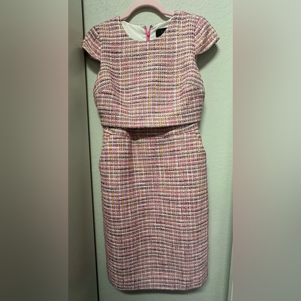 J.Crew Tweed Midi Dress Sz. 4